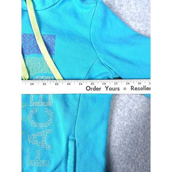 The North Face Sweater Womens XS Blue Trivert Logo Hoody Hoodie TNF Urban Active - Picture 8 of 13